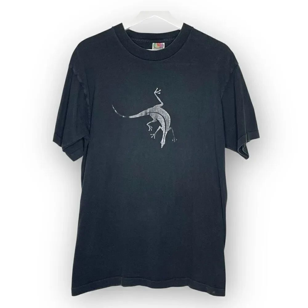 The Black Lizard Flaming Gorge Utah Fruit of the Loom Heavy Cotton Tshirt Large